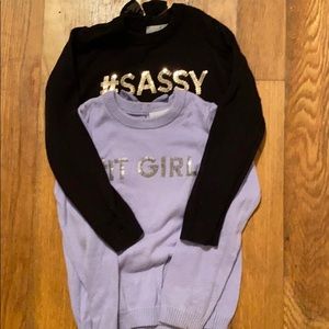 Bundle of 2 Children’s Place sweaters 5T